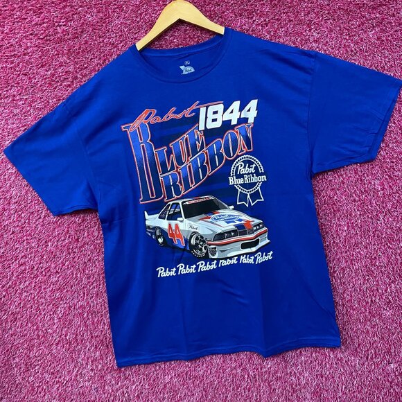 Pabst Blue Ribbon Racing 1844 Promo T-Shirt XL - Picture 3 of 4